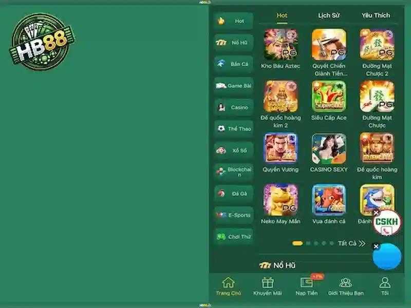 HB88 - Trải Nghiệm Slot Đỉnh Cao