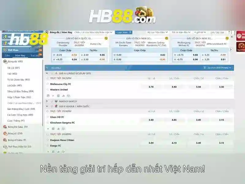 trải nghiệm slot hb88