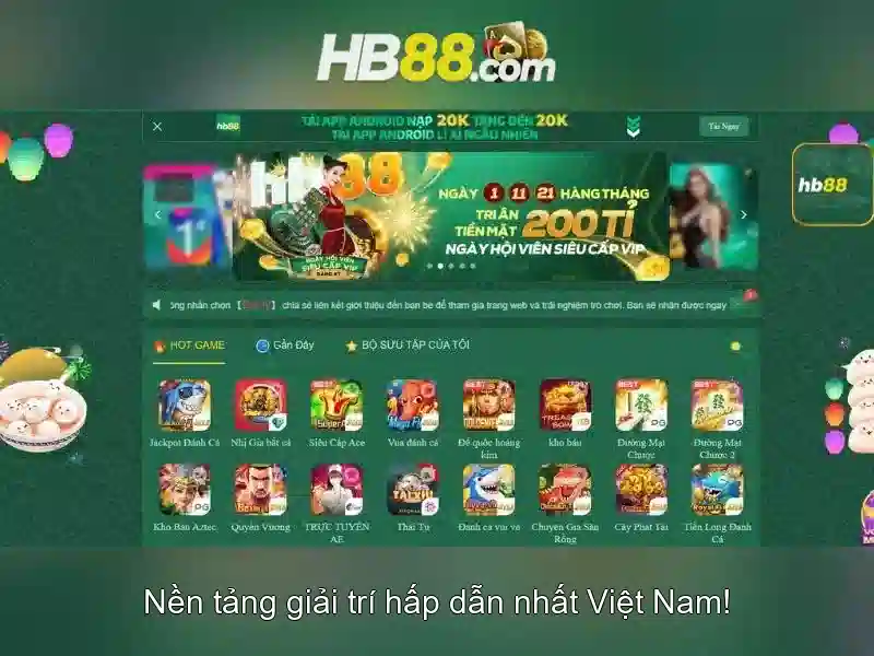 HB88 – Ứng Dụng Cài Đặt Tối Ưu Cho Người Chơi Slot