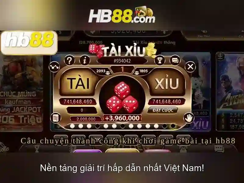 Tham gia cá cược trực tuyến thú vị tại HB88